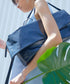 Glossy Wide Flap Shoulder Bag